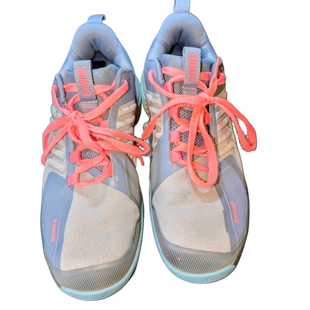K-Swiss Sneakers - Blue and Pink Accents Size 10